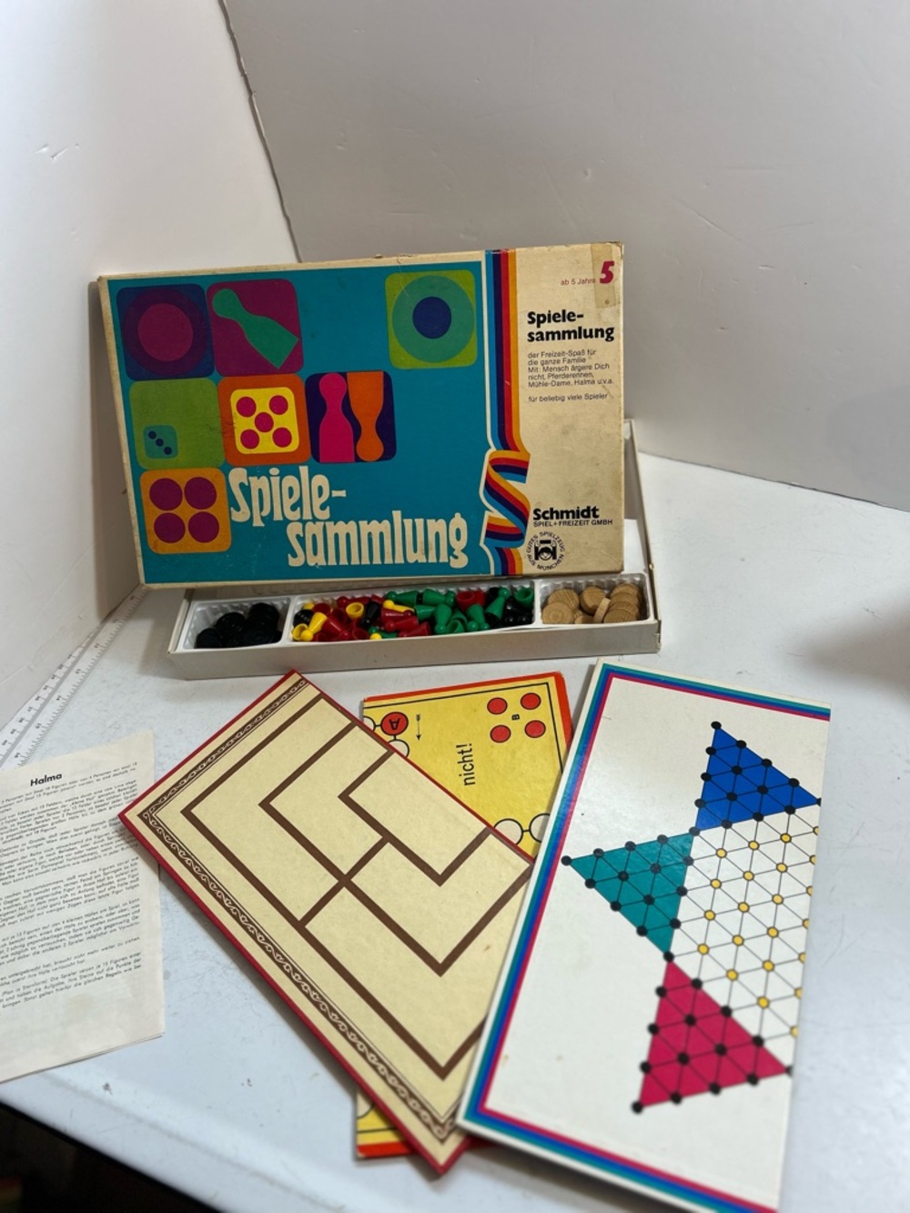 Vintage German kids children’s board game - Spiele-sammlung